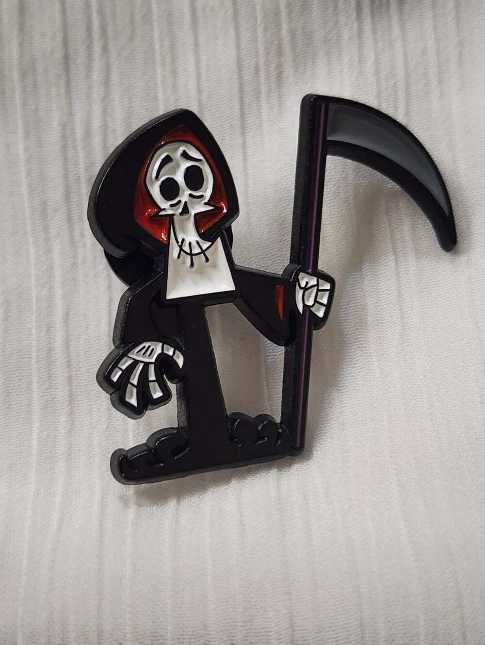 💀 🖤 The Grim Adventures of Billy & Mandy Enamel Pin